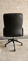 Executive Unique Design Pure Leather Office Chair - 3