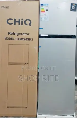 CHIQ 220 Liters Freestanding Refrigerator