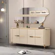 Modern Beige & Gold Buffet Sideboard (Model 90584) - 1