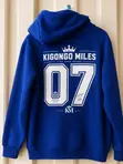 Premium KM Blue Hoodie - 1