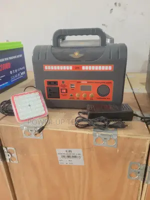300W Power Station with USB Ports & LED Lights
