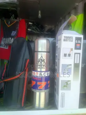 Essential Home 0.5L Stainless Steel Travel Bottle