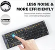 Foldable Bluetooth Keyboard - Rechargeable Wireless - 1