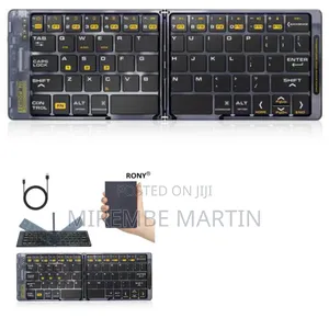 Foldable Bluetooth Keyboard - Rechargeable Wireless