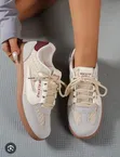 Women's Cream Sneakers - Sizes 37-42 - 2
