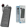 Powerology 2990W Power Strip with 8 AC, 2 USB-A, 2 USB-C PD - 2