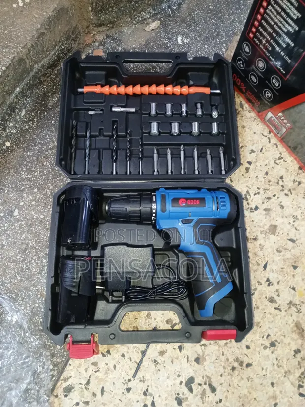 Edon 12V Cordless Drill with Accessories - 1