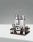 5-Piece Stainless Steel Cruet Set - 1