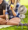 Versatile Portable Tripod Fan with Digital Display - 1
