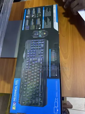 Gaming RGB Combo: Mechanical Feel Keyboard & Mouse