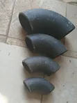 Black Elbows for Steam Pipes - 1