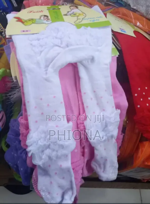 Baby's Fussili Cotton Tights (6 Months - 2 Years) - 1