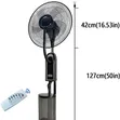 Globalstar GS-4039R 16-Inch Mist Standing Fan With Remote - 3