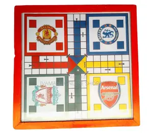 Ludo Board Game (Glass Protected) - 12x12 Inches