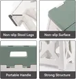 Non-Slip Folding Step Stool with Handle - 3