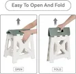 Non-Slip Folding Step Stool with Handle - 4