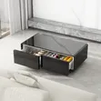 Smart Coffee Table with Built-in Fridge & Speaker - 5