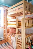 3x6 Natural Colored Decker Bed Frame - 2