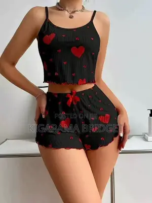 2pc Women's Nightwear - Black