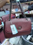 Chrisrosy Shoulder Bag with Dark Metallic Twist-Lock - 1