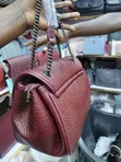 Chrisrosy Shoulder Bag with Dark Metallic Twist-Lock - 2