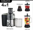 Sokany Versatile 4-in-1 Juicer and Food Processor - 1