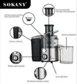 Sokany Versatile 4-in-1 Juicer and Food Processor - 2