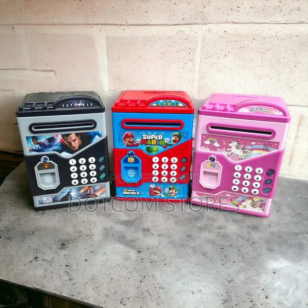 Kids Mini ATM Piggy Bank Savings Bank - 1