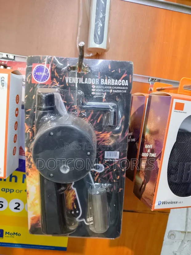 Portable BBQ Hand Crank Air Blower - 1