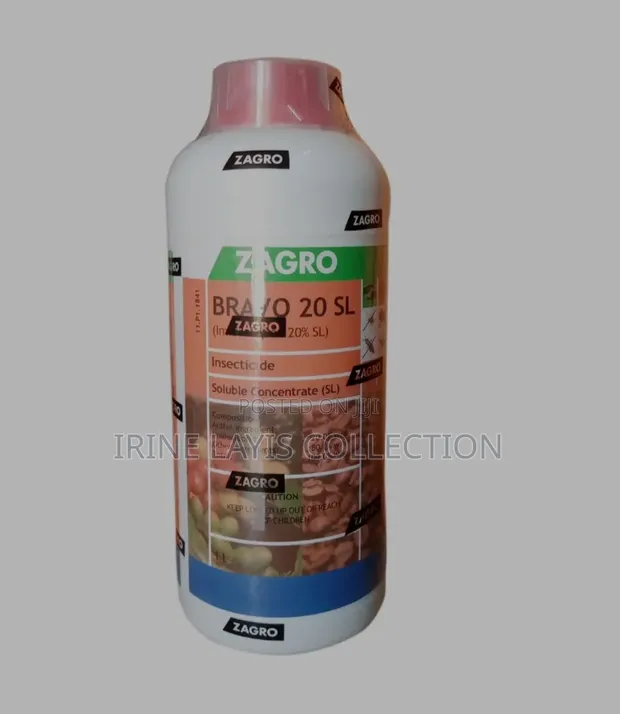 1 Ltr Zagro Bravo 20 SL Systemic Insecticide (Imidacloprid) - 1