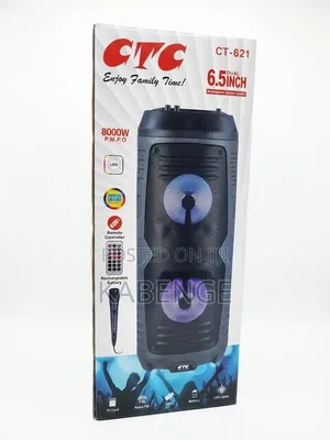CTC Dual 6.5" Rechargeable Party Speaker System (CT-621)