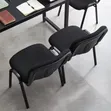 Executive Stackable Office Chair - Black - 1