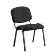 Executive Stackable Office Chair - Black - 3