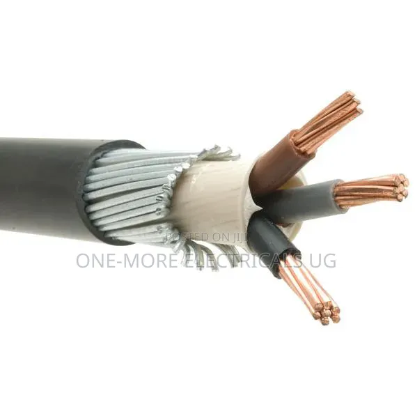 Armoured Underground Cable 4mm, 3 Cores, Pure Copper - 1
