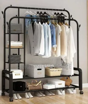 Brand New Double Rail Clothes Rack