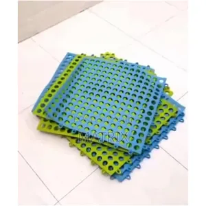4pc Non-Slip Rubber Bathroom Floor Mats