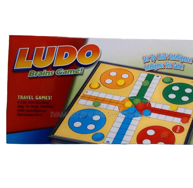Magnetic Ludo Board Game - Brains Game - 1