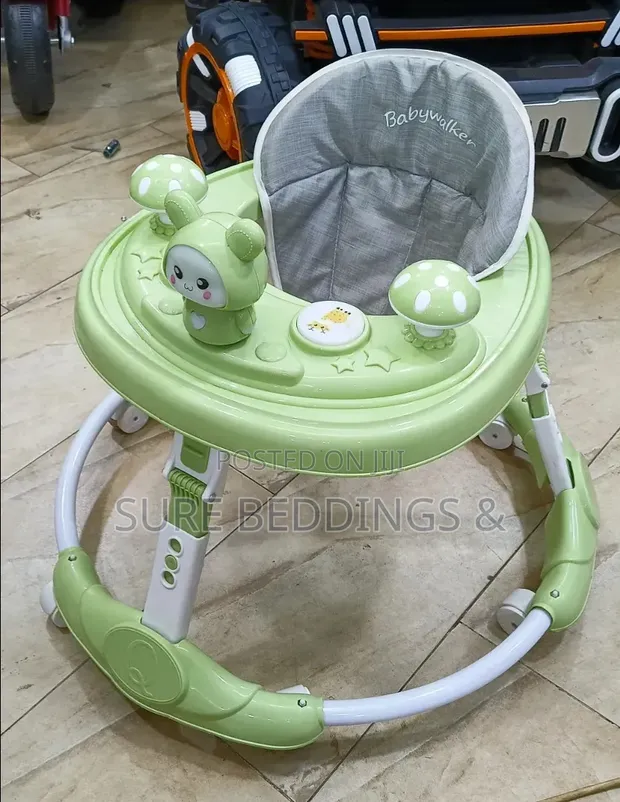 Green Circular Baby Walker - 1