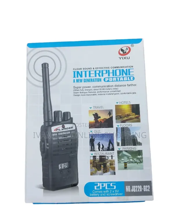 Interphone Short Distance Walkie Talkies (50-60m) - 1