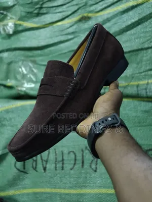 Genuine Suede Loafer Shoes