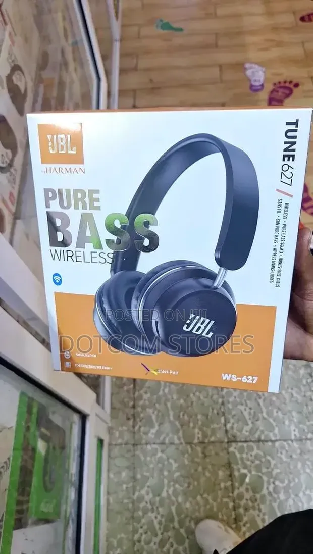 JBL WS-627 Wireless Over-Ear Headphones - 1
