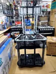 Glass TV Stand with Built-in Mount Bracket - 3