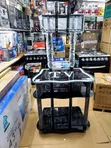 Glass TV Stand with Built-in Mount Bracket - 4