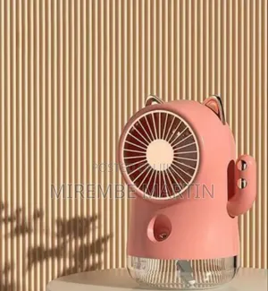 Whimsical Desktop Misting Fan and Humidifier - Multicolor