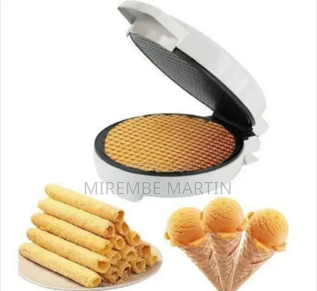 Brand New Electric Ice Cream Cone and Waffle Roll Maker - 1