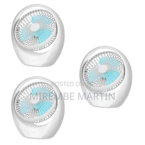 Modern Portable Desk Fan with Adjustable Tilt