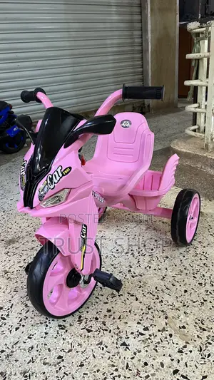 Pink Musical Tricycle for 1-4 Years