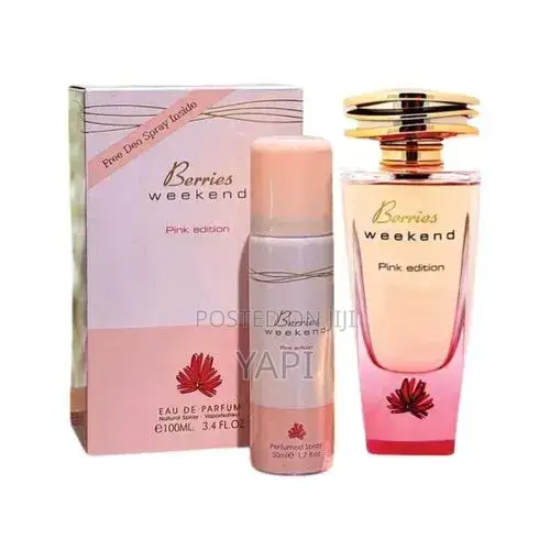Fragrance World Berries Weekend Pink Edition Eau de Parfum for Women, 100ml - 1