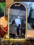 Custom Name Mirror with Warm Lights - 1