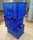 Large Blue Plastic Crate - 2